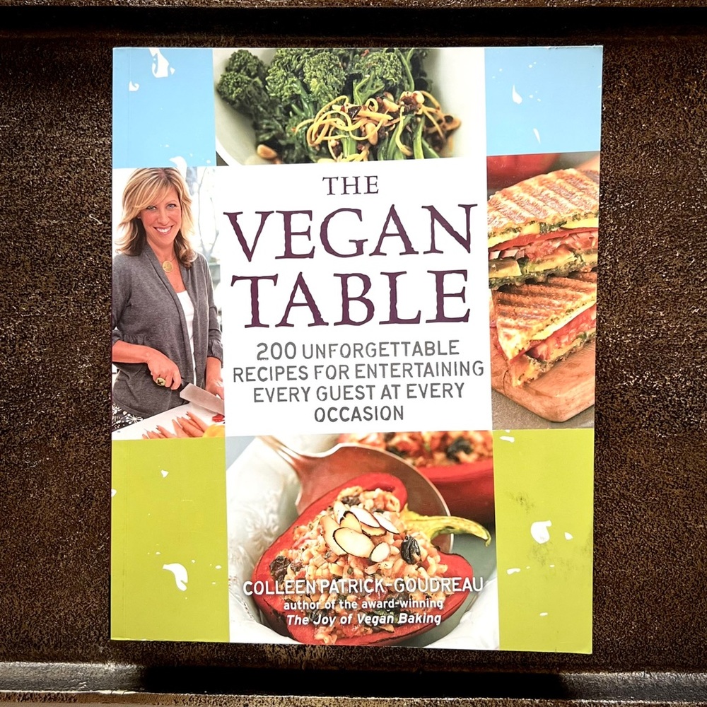 BOOK • “The Vegan Table” Cookbook •